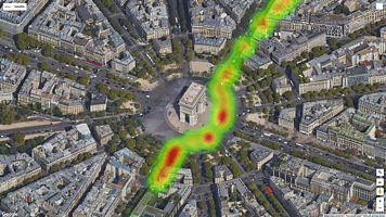 Raw road quality data from Paris