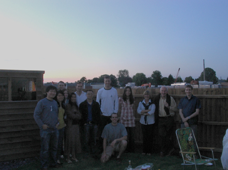 Members of the PFG at the BBQ