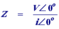 Impedance equation