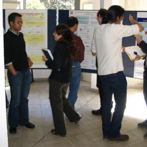 The poster session at cemef