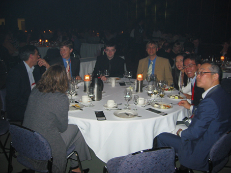 The conference dinner