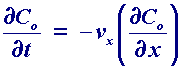 Convection equation