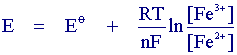 Nernst equation