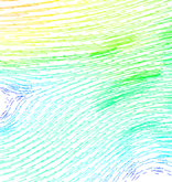 Example of CFD flow pattern