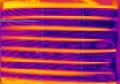 IR image of heat exchanger