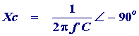 Reactive capacitance