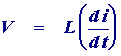 Response of an inductor circuit