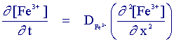 Mass transport equation for a potential step equation