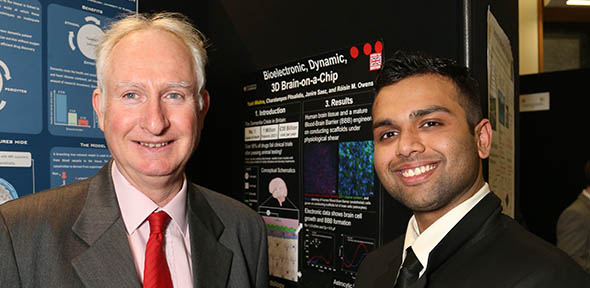 Yash Mishra with Cambridge MP Daniel Zeichner