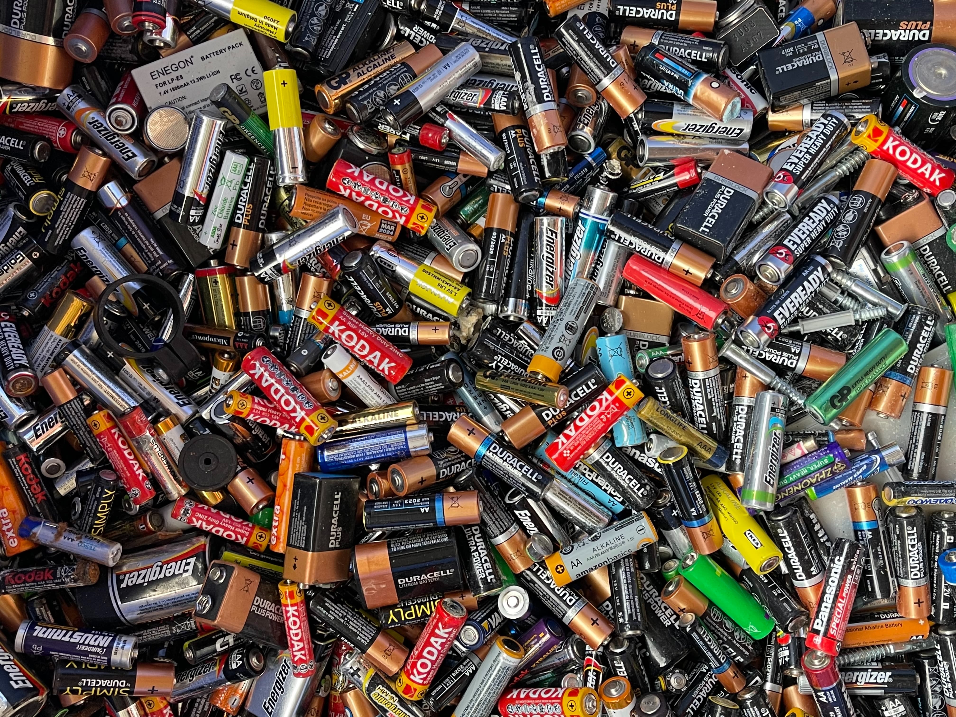 Assorted batteries