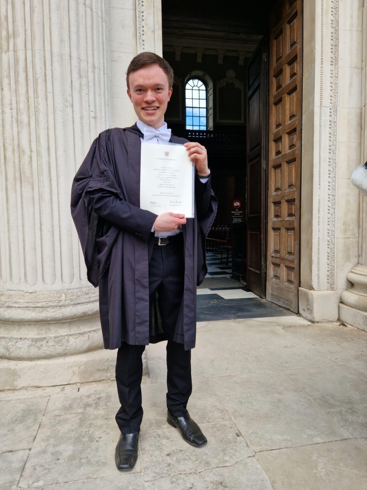 Michael Fletcher graduation 