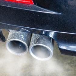 fumes coming from a car exhaust
