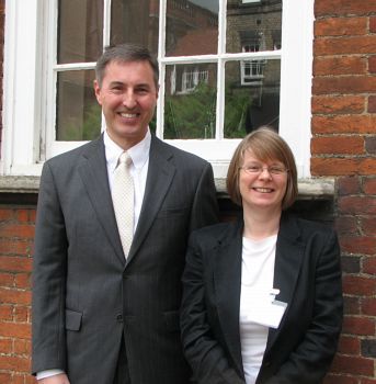 Dr William Banholzer and Prof Lynn Gladden
