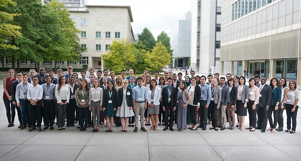 Group photo, Novartis International Biotechnology Leadership Camp 2016. Photo credit: Novartis