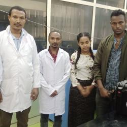Students in Ethiopia on ReachSci global programme 